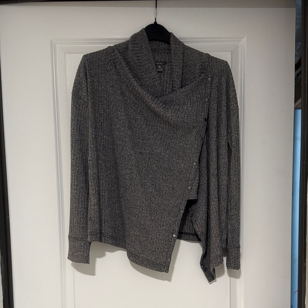 Eddie Bauer Charcoal Women's Wrap Sweater